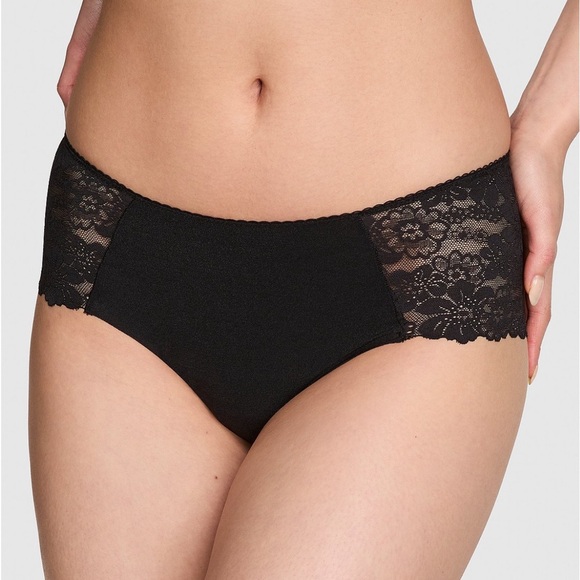 Victoria’s Secret PINK Elegant Black Lace Women’s Briefs Size Small Brand New - Picture 1 of 3